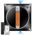 Robô Limpa-Vidros LIECTROUX YW910, Pulverização Dupla de Água, Sensor a Laser, Sistema Antiqueda, Limpeza Úmida Inteligente de Vidros, Robô Aspirador para Pisos, Janelas e Paredes, Motor sem Escovas, Rodas Antibloqueio, Funcionamento em Vidros sem Moldura, Planejamento Inteligente de Rotas por IA, Controle por Aplicativo e Controle Remoto